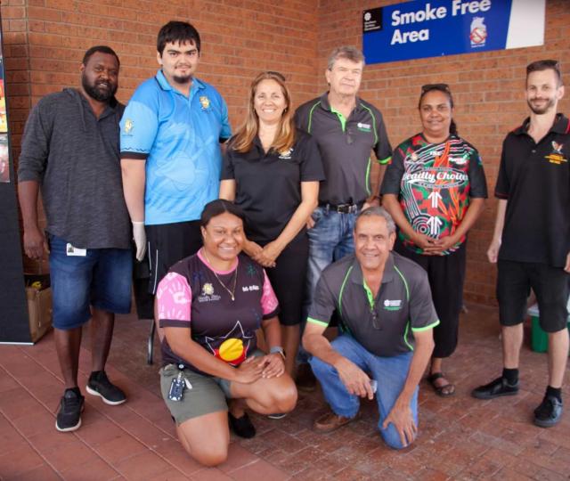 Danila Dilba Staff with NT Government staff and Radio Larrakia Staff at Palmerston